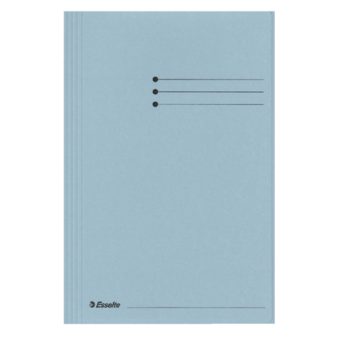 Chemise à 3 rabats Esselte folio manille 275g bleu