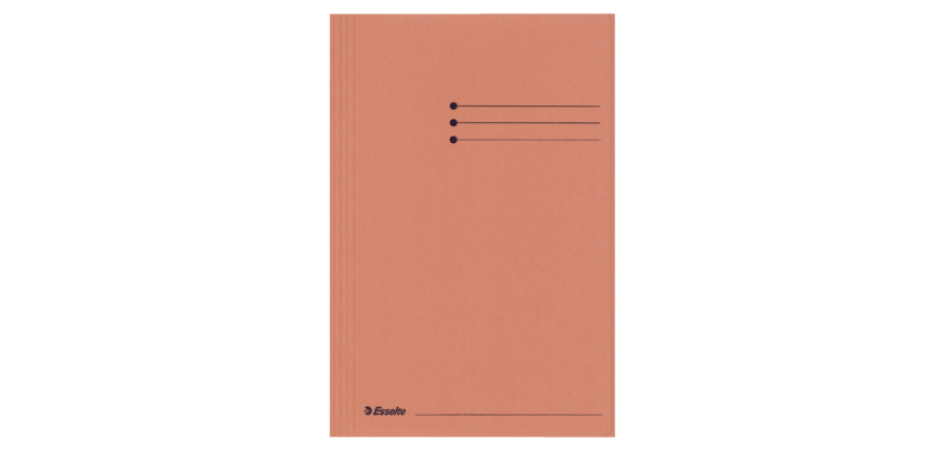 Chemise à 3 rabats Esselte folio manille 275g orange