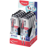 Compas Maped Stop System 3 parties présentoir 10 pièces