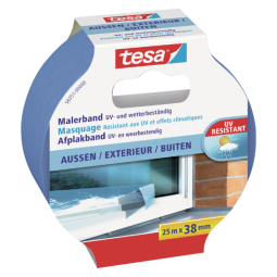 Afplaktape tesa®  Professional outdoor 25mx38mm blauw