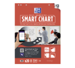 Papier chevalet Oxford Smart 60x80cm adhésif uni 90g 20 feuilles