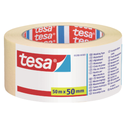 Ruban de masquage tesa® Economy 50mx50mm jaune