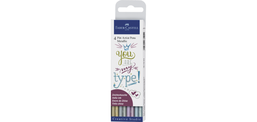 Faber Castell Pitt Artist Metallic Assorted Felt-tip Pen