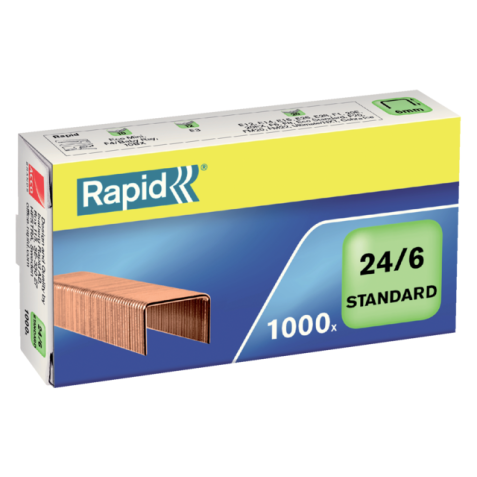 Nieten Rapid 24/6 verkoperd standaard 1000 stuks