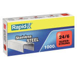 Rapid 24/6 Stainless Steel Staples Super Strong 1000 Pieces