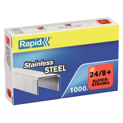 Nieten Rapid 24/8 RVS superstrong 1000 stuks