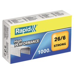 Agrafes Rapid 26/6 galvanisé strong 1.000 pièces