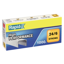 Agrafes Rapid 24/6 galvanisé strong 1000 pièces