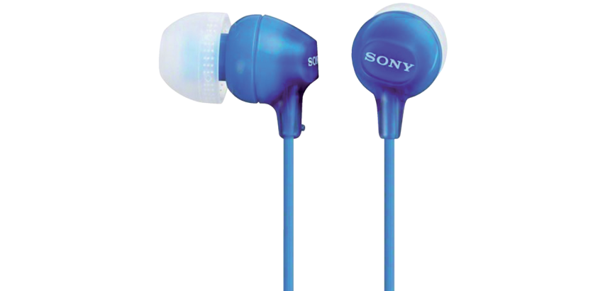 Ecouteurs Sony EX15LP Basic bleu