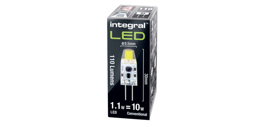 Lampe LED Integral G4 1W 4000K blanc froid 110lumen