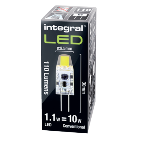 Ledlamp Integral GU4 4000K koel wit 101W 110lumen