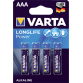 Batterij Varta Longlife Power 4xAAA