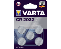 Pile bouton Varta CR2032 lithium blister de 5 pièces
