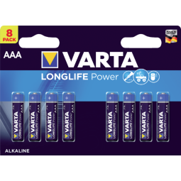 Batterij Varta Longlife Power 8xAAA