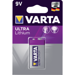 Batterij Varta Ultra lithium 9Volt