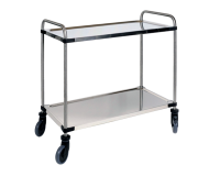 Serveerwagen met 2 plateaus 870x570x950mm