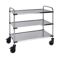 Chariot de service à 3 plateaux 870x570x950mm