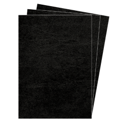 Voorblad Fellowes A4 lederlook zwart 25stuks
