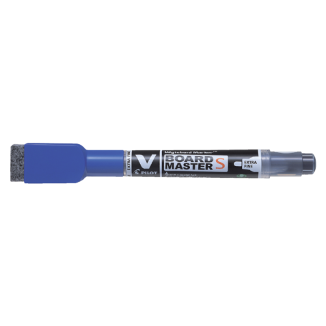 Feutre tableau blanc PILOT avec effaceur ogive Extra Fin bleu