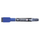 Viltstift Pilot whiteboard met wisser rond extra fijn blauw