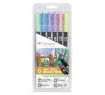 Tombow Dual Tip Felt ABT DUAL BRUSH PEN, pastel tones