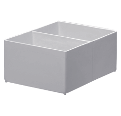 Bac de classement Djois haut 70x122x168mm 2 compartiments gris