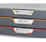 Module of sustainable sorting Varicolor® 3 drawers