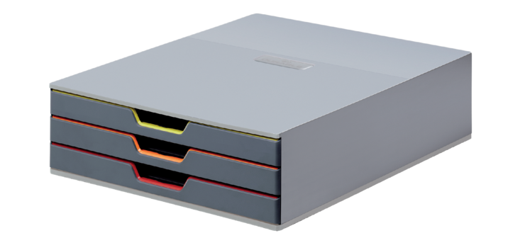 Module of sustainable sorting Varicolor® 3 drawers
