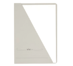 Insteekmap Djois Infinio driehoek A4 270gr grijs