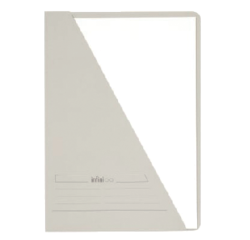 Chemise triangulaire Djois Infinio A4 270g gris