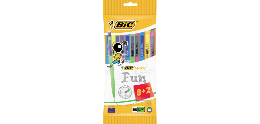 BIC Matic Classic Druckbleistift einziehbar 0,7 mm Blister 8+2 gratis