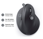 Souris optique Hama EMW-500 sans fil noir