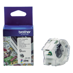 Etiquettes Brother CZ-1001 multifonctionnel 9mm 1 rouleau 5m blanc