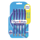 Stylo Bille Paper Mate Flexgrip Ultra Medium bleu blister 5p