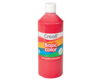 Plakkaatverf Creall basic donkerrood 500ml