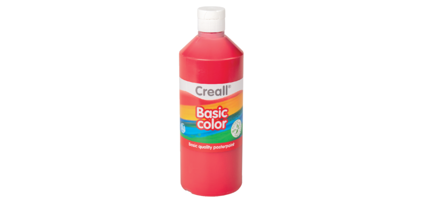 Gouache Creall Basic rouge foncé 500ml