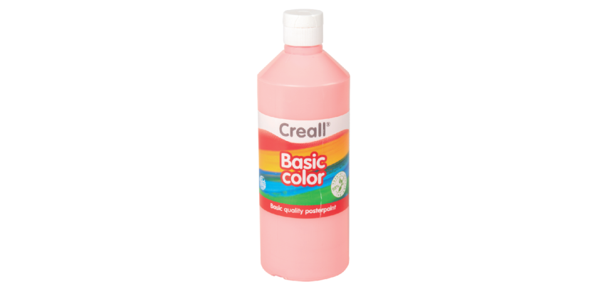 Plakkaatverf Creall basic roze 500ml