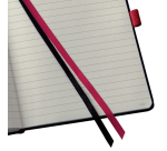 Conceptum Notebook, A4, lined, black/red