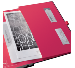 Conceptum Notebook, A4, lined, black/red