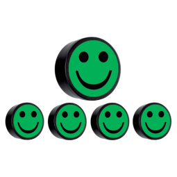 Aimant Smiley 35mm vert