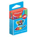 Schoolbordkrijt Maped Color'Peps set á 10 stuks assorti