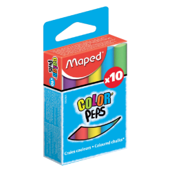 Schoolbordkrijt Maped Color'Peps set á 10 stuks assorti