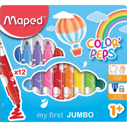 Viltstift Maped Color'Peps My First set á 12 kleuren