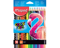 Kleurpotlood Maped Color'Peps Animals set á 18 kleuren