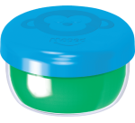 Maped Fingerfarbe Color'Peps Early Age, Packung mit 4 Flaschen à 80 ml in verschiedenen Farben