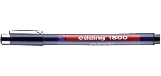 Fineliner edding 1800 0.25mm black