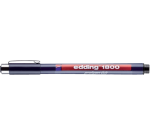 Fineliner edding 1800 0.25mm - 0.35mm - 0.5mm zwart set à 3 stuks