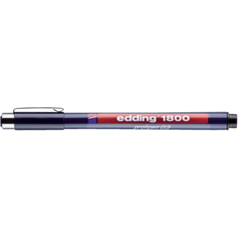 Fineliner edding 1800 0.35mm zwart