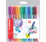 STABILO pointMax Filzstift 488/12 sortiert Etui 12 Stück