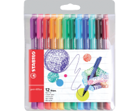 Viltstift STABILO pointMax 488/12 assorti etui à 12 stuks